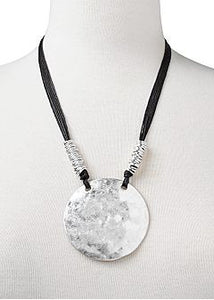 Hammered Metal Necklace